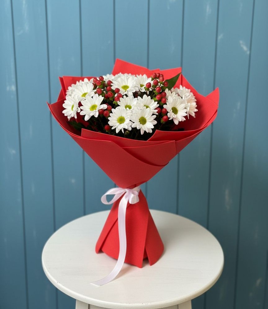 Букет цветов из: Хризантемы в Радужном Владимирской области