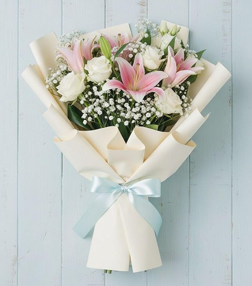 Букет цветов из: Лилии в Радужном Владимирской области