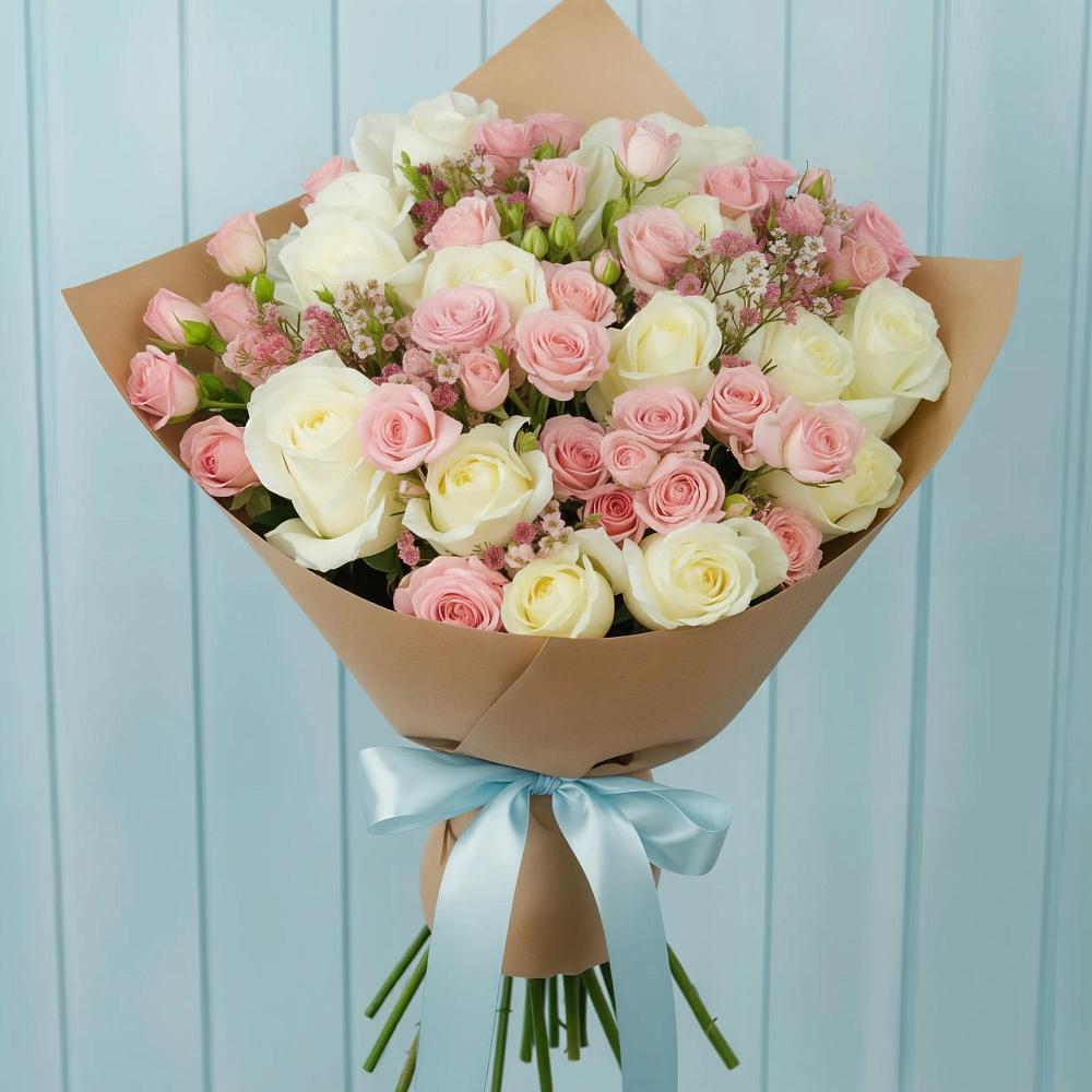 Букет цветов из: Розы в Радужном Владимирской области