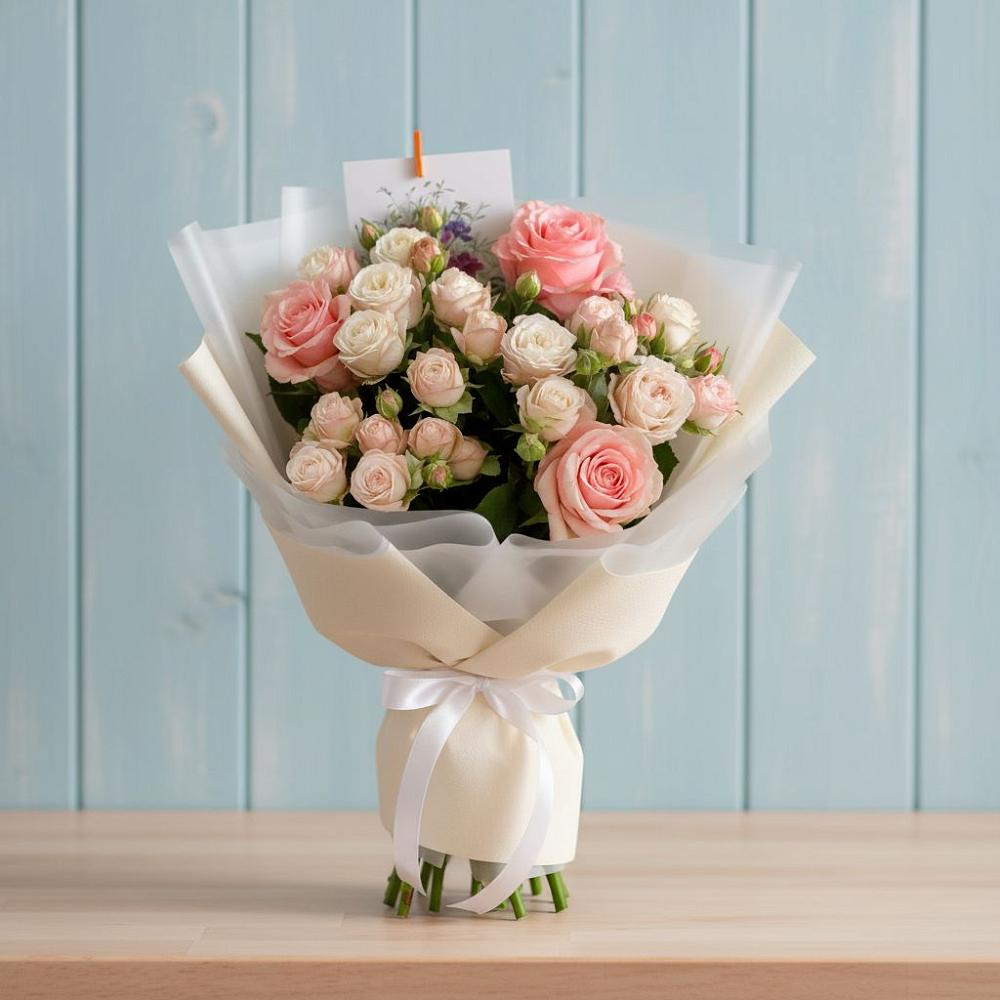 Букет цветов из: Розы в Радужном Владимирской области