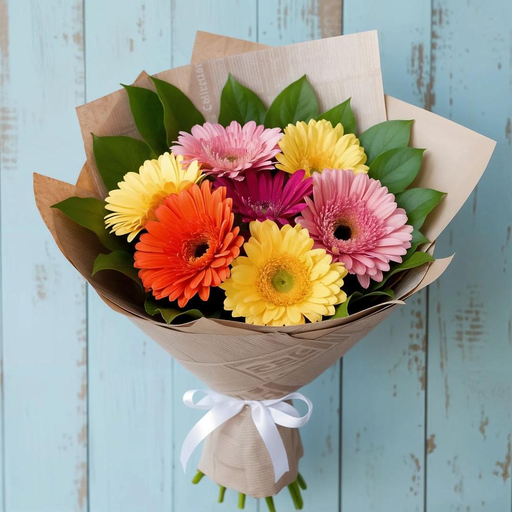 Букет цветов из: Герберы в Радужном Владимирской области