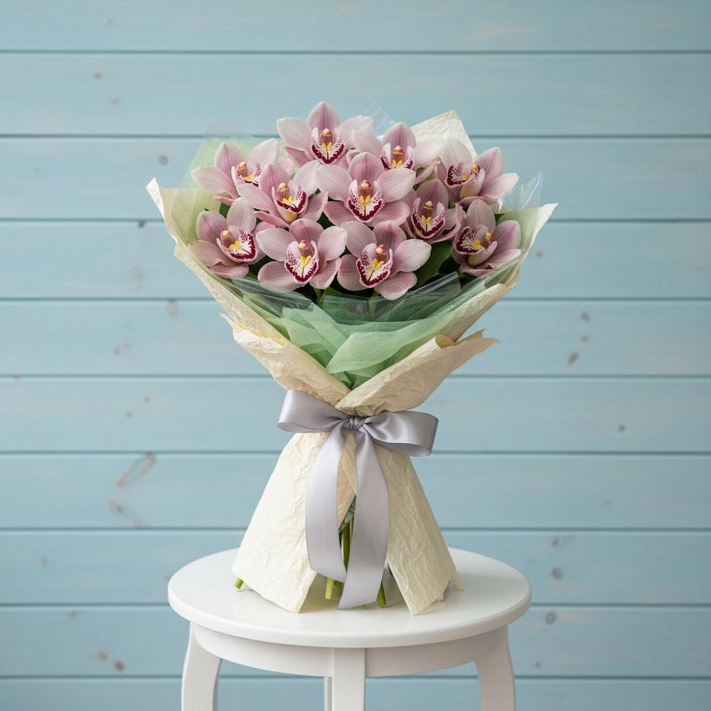 Букет цветов из: Орхидеи и Розы в Радужном Владимирской области