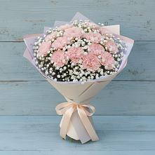 Букет цветов из:  Гвоздики в Радужном Владимирской области