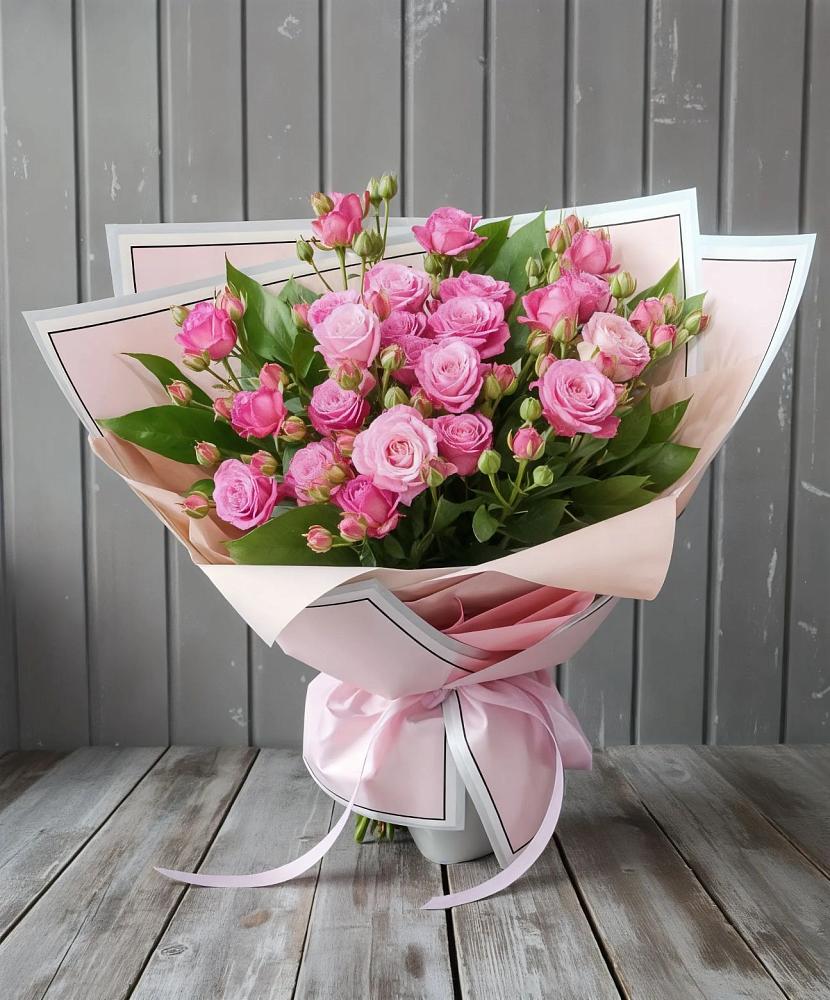 Букет Розовый кустик в Радужном Владимирской области