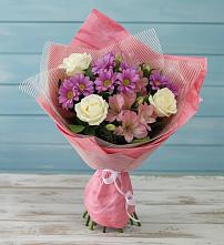 Букет цветов из:  Герберы в Радужном Владимирской области