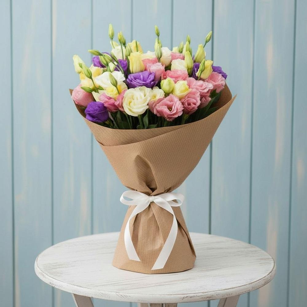 Букет цветов из: Лизиантусы в Радужном Владимирской области