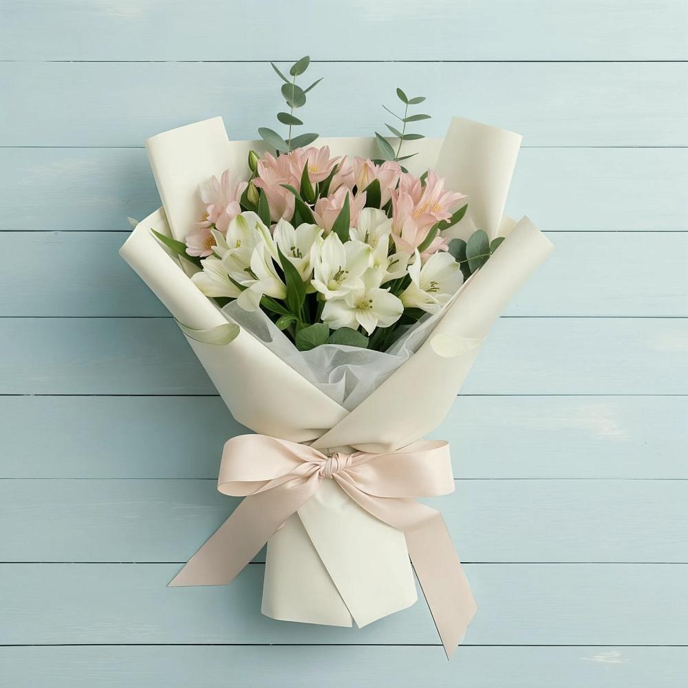 Букет цветов из: Альстромерии в Радужном Владимирской области