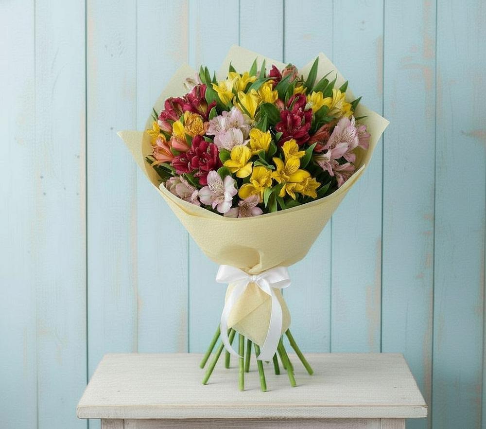 Букет цветов из: Альстромерии в Радужном Владимирской области