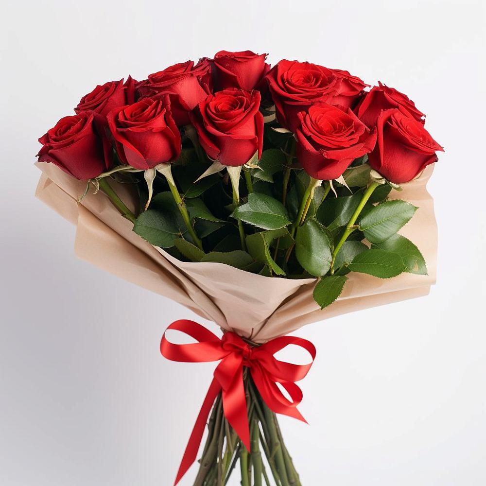 Букет 11 Красных роз Эдлесс Лав в Радужном Владимирской области