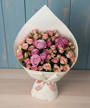 Букет цветов из:  Розы #REPLACE_PRED# Радужном Владимирской области